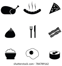 food icon set