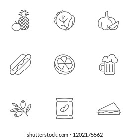 food icon set 4