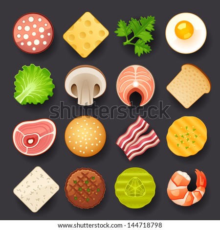 food icon set