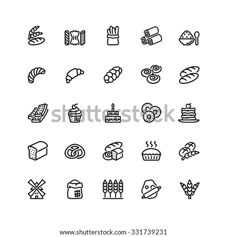 food icon set