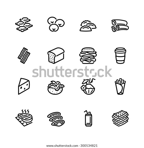 food icon\
set