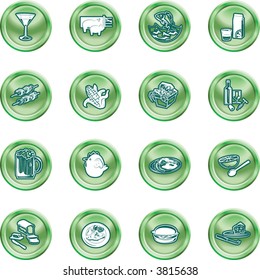 Food Icon Set A set of food and drink icons. No meshes used.