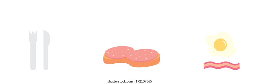 Food icon set \ Minimalism \ Simple Design