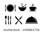 food icon set, Restauran symbol icon set vector