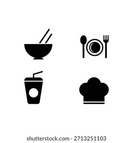 Food icon set vector design