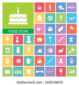 Food icon Set. Very Useful Food icon Set Simple illustration. Icons Useful For Web, Mobile, Software & Apps. Eps-10.