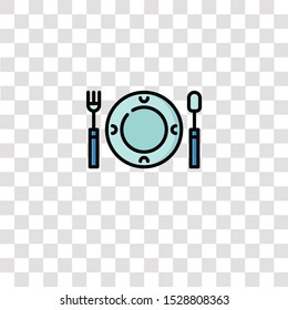 food icon sign and symbol. food color icon for website design and mobile app development. Simple Element from travel collection for mobile concept and web apps icon.