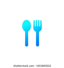 Food icon with spoon and fork