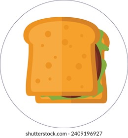Food icon, various types of food icons like burger, pizza, ice-cream, egg,