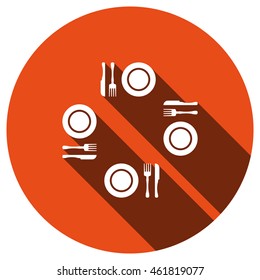 Food Icon, vector, icon flat