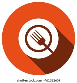 Food Icon, vector, icon flat