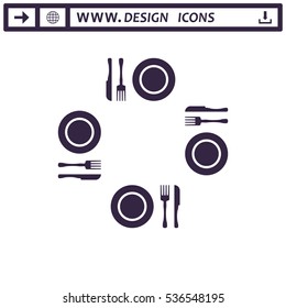 Food Icon Vector flat design style