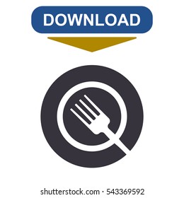 Food Icon Vector flat design style
