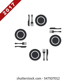 Food Icon Vector flat design style