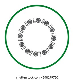 Food Icon Vector flat design style