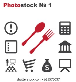 Food Icon Vector flat design style