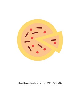 Food icon vector flat design logo illustration