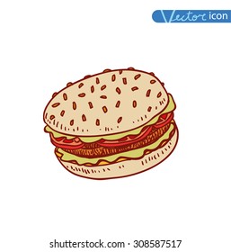 food icon, vector illustration. 