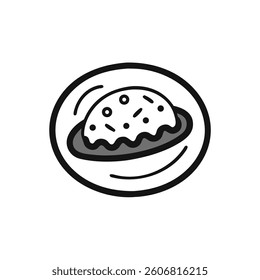 food icon vector illustration style