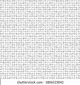 Food icon vector pattern design 