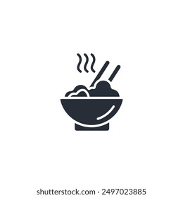 Food icon. vector.Editable stroke.linear style sign for use web design,logo.Symbol illustration.