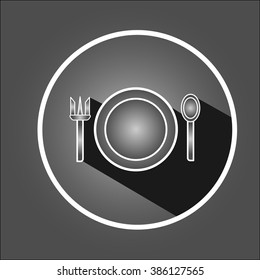 Food Icon Vector.Flat Vector illustration