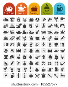 Essenssymbole Großserie - 100 Symbole