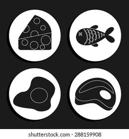 food icons design, vector illustration eps10 graphic 