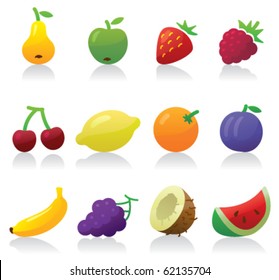 Food Icons (Fruits) - part 1