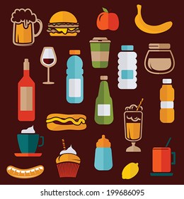 Food icons - food labels