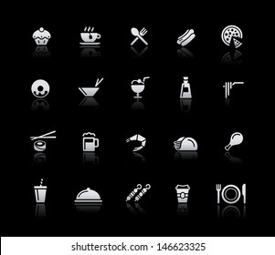 Food Icons - Set 2 // Silver Series