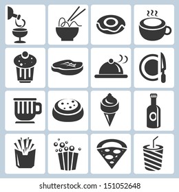 food icons set