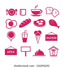 food icons set
