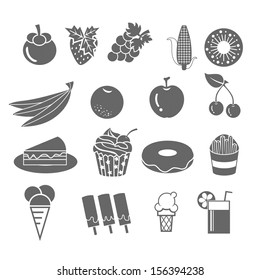 food icons set