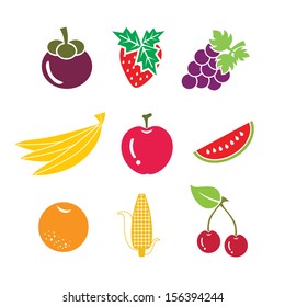 food icons set