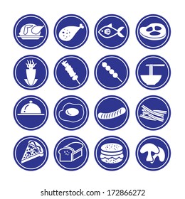 food icons set