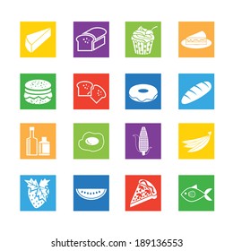 food icons set