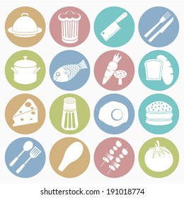 food icons set 