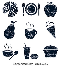 Food icons set