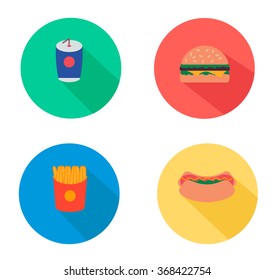 Food icons set