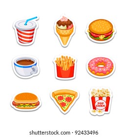 Food icons set