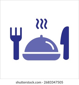 Iconos de comida. Vector de color simple