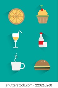 Food Icons. vector