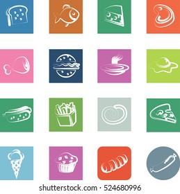 Food Icons. vector