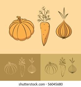 iconos alimentarios, vector