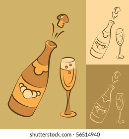 food icons, vector