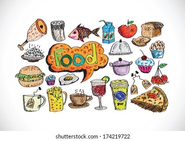 Food Icons Vector set