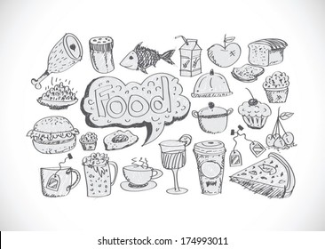Food Icons Vector set