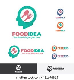 Food Idea Head Logo Template