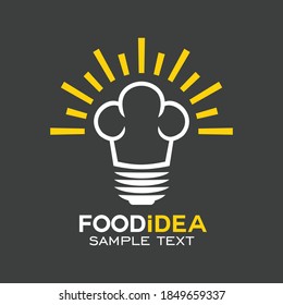 food idea icon design in vector format